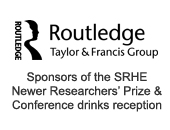 Routledge - Sponsors of the SRHE Newer Researchers' Prize & Conference Drinks Reception