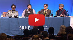 Plenary 3 - Plenary at SRHE conference 2019 with Dr Foluke Adebisi, Dr Ibrar Bhatt, Dr Elizabeth Hauke and Dr Kathy Luckett