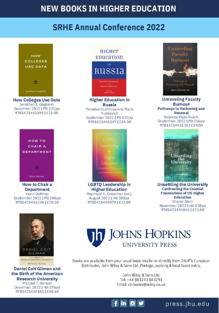 Johns Hopkins University Press Society for Research into Higher Education
